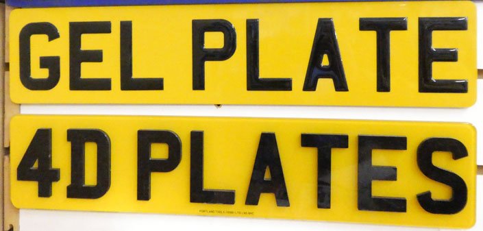 number plate authorisation certificate