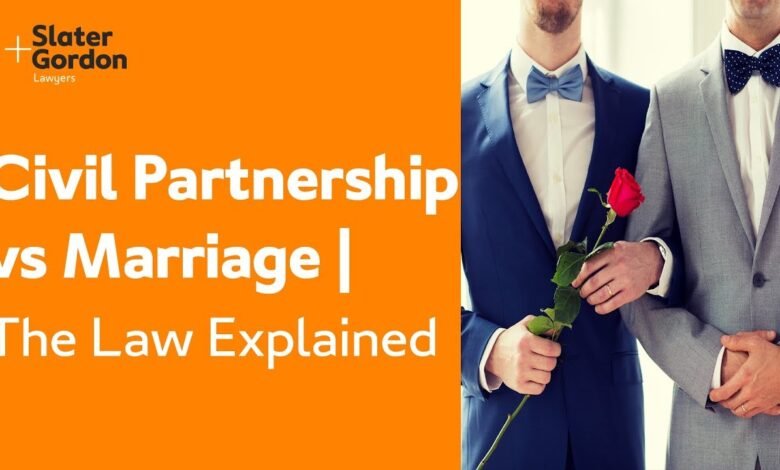 civil partnership vs marriage