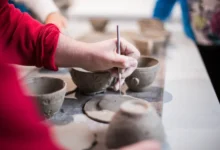pottery class devon
