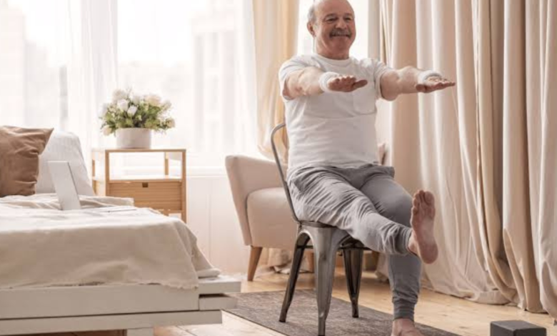 free chair yoga for seniors